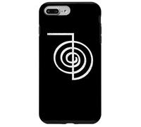 Bobine QI Symbole DE Puissance Reiki CHO KU REI Coque pour iPhone 7 Plus/8 Plus