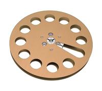Bobine Réceptrice Vide en Alliage D'Aluminium de 1/4 7 Pouces À Petit Moyeu, Bobine Universelle Ouverte À 11 Trous, Bobine Réceptrice Vide, Bobine Réceptrice D'Enregistrement(Or)