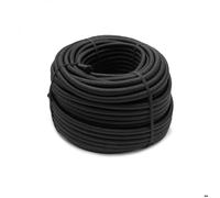 Linxor - Bobine, Rouleau de tendeur élastique - 25 mètres x 10 mm - Noir