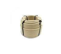 Linxor - Bobine, Rouleau de tendeur élastique - 25 mètres x 6 mm - Beige