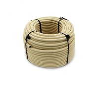 Linxor - Bobine, Rouleau de tendeur élastique - 25 mètres x 8 mm - Beige