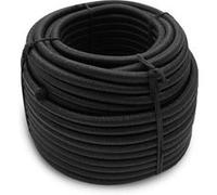 Linxor - Bobine, Rouleau de tendeur élastique - 50 mètres x 6 mm - Noir