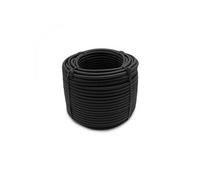 Linxor - Bobine, Rouleau de tendeur élastique - 50 mètres x 8 mm - Noir
