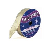 Bobine Ruban Métallisé - Long 5 M Larg 13 Mm - Celebrate Taille : 13 Mm. Color : Or