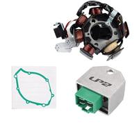Bobine Stator Magnéto Régulateur De Stator Redresseur avec Joint pour TT-R125 TTR125 TTR125E TT-R125L TT-R125LE TTR125LWE 2014 2017