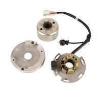 Bobine Stator Stator À 8 Bobines Boîtier Magnéto pour Moteur Course Horizontal, Rotor Stator pour Moto Tout-Terrain, Pit, Monkey Bike 140 150 CC Bobines Magnéto Stator