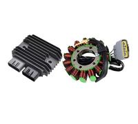 Bobine Stators Pour Kawasaki Pour Ninja ZX10R ZX-10R ZX1000 2008 2009 2010 Bobine De Stator De Générateur + Régulateur De Tension Redresseur Allumage Magnéto Stator