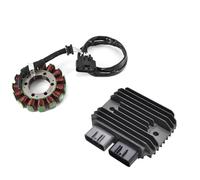 Bobine Stators Pour Kawasaki Pour Ninja ZX10R ZX-10R ZX1000 2008 2009 Avec Joint Bobine De Stator De Moteur + Régulateur De Tension Allumage Magnéto Stator(D)