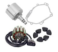 Bobine Stators Pour YZFR1 R1 2004-2008 FZ8 FZ8N FZ8S 11-13 FZ1 FZ1-N FZ1-S AHL Stator Bobine Volant Rotor Magnéto Stator Joint Caoutchouc Allumage Magnéto Stator(1 jeu)