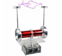 Bobine Tesla Musicale, kit Scientifique éducatif, générateur HF, Projet DIY | Bobine Tesla musicale, kit démo pédagogique STEM, kit scientifique éducatif, générateur HF, modèle d'éclair, projet DIY, 20cm