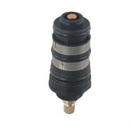 Bobine thermostatique entièrement en cuivre destinée à être installée entre les conduites d'alimentation en eau chaude et froide pour réguler la température de sortie mixte (A)