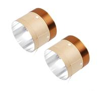Bobine vocale pour haut-parleur de basse, double couche en fil de cuivre rond pour woofer, pièces de réparation pour haut-parleur 8 Ohm, kit de réparation de composants audio, tailles personnalisées