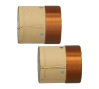 Bobine vocale pour haut-parleur de basse, double couche en fil de cuivre rond pour woofer, pièces de réparation pour haut-parleur 8 Ohm, kit de réparation de composants audio, tailles personnalisées