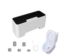 Bobine WC automatique, chasse d'eau automatique infrarouge sans contact, chasse d'eau à capteur intelligent USB rechargeable avec 1200 mAh Batterie sensible Bobine WC pour 180 jours de temps de