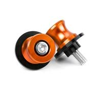Bobines Bras Oscillant Moto Curseur 6MM pour YZF R7 2021-2024 | Support À Vis Protecteurs collision moto(Orange)