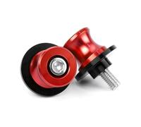 Bobines Bras Oscillant Moto Curseur 6MM pour YZF R7 2021-2024 | Support À Vis Protecteurs collision moto(ROUGE)