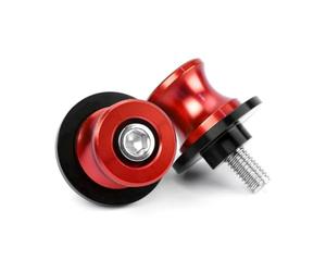 Bobines Bras Oscillant Moto Curseur 6MM pour YZF R7 2021-2024 | Support À Vis Protecteurs collision moto(ROUGE)
