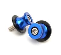 Bobines Bras Oscillant Moto Curseurs À Vis Oscillantes Curseurs Bobines Bras Support pour ER6N ER 6N 2006-2016 2007 10M Protection Contre Les collisions(Bleu)