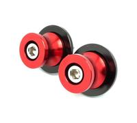 Bobines Bras Oscillant Moto pour Benelli TRK 552 302 2010-2024 | Vis Support Coulissant 6MM Pour Trk502 Trk502x Trk251 Protecteurs collision moto(ROUGE)