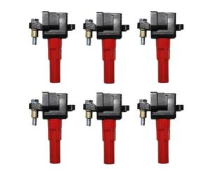 Bobines d'allumage 6Pcs 22433-AA411 22433-AA441 22433-AA531 Compatible With Subaru Legacy III Outback 3.0L Tribeca B9 3.6L Engine EZ30 EZ36D