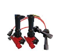 Bobines D'allumage BOBINE D'ALLUMAGE Pour MITSUBISHI Pour LANCER EVO 4 5 6 7 8 9 4G63 4G63T 2.0 Turbo MD363552 Fil Pour Câble D'allumage Bobine D'allumage(2 coil 2 spark wire)