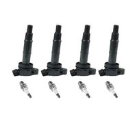 Bobines d'allumage et bougies d'allumage 4 pièces chacune compatible avec le moteur 2,4 L 2002-2011