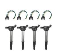 Bobines D'allumage Moteur Lot 4 Bobines D'allumage 90919-02258 Pour Corolla 9091902258 UF-596 UF-619(X4 Coil and Plug)