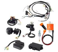 Bobines D'allumage Moto Kit Complet Faisceau Câblage Pour Warrior Pour YFM 350 X Bobine D'allumage Interrupteur Guidon Gauche Allumeur Relais CDI Redresseur