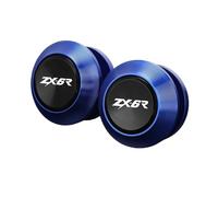 Bobines De Bras Oscillant CNC For Moto, Curseurs, Vis Support, Compatibles Avec ZX6R, ZX-6R, ZX 6R 2003-2024(B 10mm Blue)