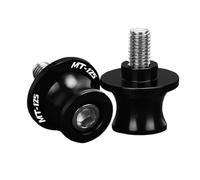 Bobines De Bras Oscillant D'accessoires Moto M6, Vis Support Arrière, Curseurs pour YH MT125 2021 2022 2023 2024(Noir)