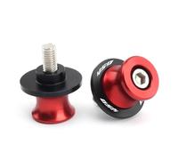 Bobines de Bras Oscillant de Support Diabolos Moto pour Cfmoto 450 MT 450MT 2025 2026 Pieds De Biellette De Bras Oscillant Patins Et Vis De Béquille pour Moto(Rouge)