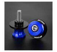 Bobines de Bras Oscillant de Support Diabolos Moto pour HYOSUNG GT 250R GT250R 2011-2017 Support De Bobines De Patins M6 pour Moto(Bleu)