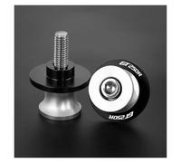 Bobines de Bras Oscillant de Support Diabolos Moto pour HYOSUNG GT 250R GT250R 2011-2017 Support De Bobines De Patins M6 pour Moto(Argent)