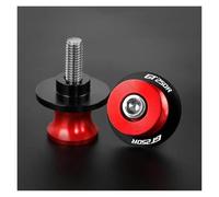 Bobines de Bras Oscillant de Support Diabolos Moto pour HYOSUNG GT 250R GT250R 2011-2017 Support De Bobines De Patins M6 pour Moto(Rouge)