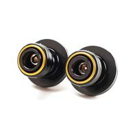 Bobines De Bras Oscillant Moto en Aluminium, Support Coulissant, Capuchon Valve Pneu, pour CFMOTO CF 800NK 800 NK NK800 2023 2024 2025 Protecteur de Choc(Gold B)