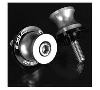 Bobines de Bras Oscillant POUR CB400 1991-1998 8MM Vis De Support De Bras Oscillant Arrière En Aluminium CNC Pour Moto(8MM Silver LOGO)