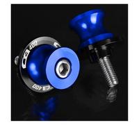 Bobines de Bras Oscillant POUR CB400 1991-1998 8MM Vis De Support De Bras Oscillant Arrière En Aluminium CNC Pour Moto(8MM Blue LOGO)