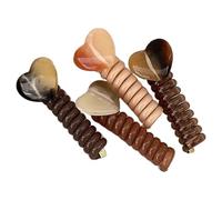 Bobines de cheveux en, liens de cheveux en pour les cheveux épais, Porte-queue de cheval bobine en sans dégâts, 4x Set Soft Stretchy Elastic pour épais fines coiffures bouclées féminines adolescents
