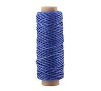 Bobines de fil à coudre tout usage Fils à coudre de polyester pour draperies, perles, sacs à main, cuir, 55 verges, haute résistance(Bleu royal)