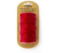 Bobines de fil de jute 100M - diamètre 2mm - Graine Créative(...) - Rouge Rouge G