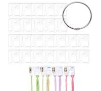 Bobines de fil dentaire - Bobines de fil pour point de croix - Bobines de fil Floss Drops - Organisateur pour le rangement de couture Cross Cotton Thread Craft