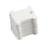 Bobines De Fil En Plastique Cartes De Fil Point De Croix Plaque De Fil À Coudre Bobines De Fil À Broder Planches De Stockage D'enroulement Plaque D'enroulement De Fil À Coudre 120pcs