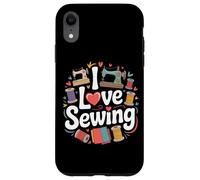 Bobines de fil I Love Sewing Machines à coudre Coque pour iPhone XR