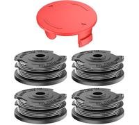 Bobines de fil pour coupe-bordure Bosch ART 24, 27, 30 et ART 30-36 LI - Lot de 4 - Noir