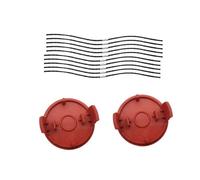 Bobines de fil avec fil de coupe coupe-herbe pour coupe-herbe Bosch AFS 23-37 Rouge