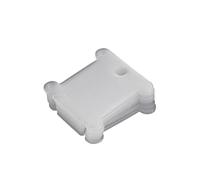 Bobines de machine à coudre Bobines de fil en plastique, cartes coton croisé for artisanat, bricolage, mallette rangement couture, broderie multicolore, 100/300 pièces(Clear 100Pcs)
