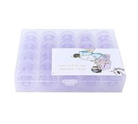 Bobines de Machine à coudre en plastique violet, boîte de rangement multifonctionnelle pour bobines de broderie, Baifu Sewing