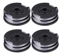 Bobines De Rechange Pour Coupe-Herbes, 4 Pièces De Rechange De Cordon De Bobine Compatible Avec Bosch F016800351 Coupe-Bordures Cordon De Bobine PièCes De Rechange De 6m De Long