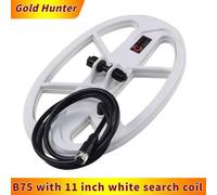 Bobines de recherche étanches pour Gold Hunter,poignées Gold Metal,B75,11 po - Type 11 inch white