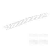 Bobines de Reliure en Plastique à Spirale, Diamètre Intérieur de 19 Mm | Méthode de reliure durable et pratique, bon brillant de surface, résistant à l\'usure, 20 pièces